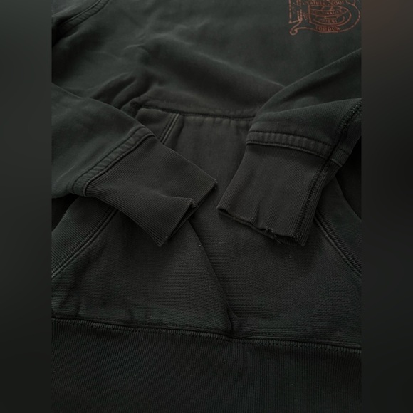 Authentic Burberry Dark Blue Hoodie (Used) – Size Small - Picture 5 of 9